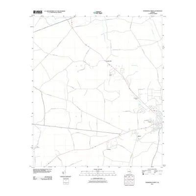 2011 Map of Homerville West, 2011 Print