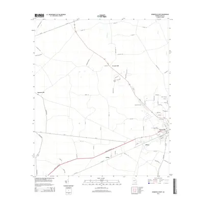 2014 Map of Homerville West, 2014 Print