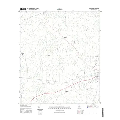 2017 Map of Homerville West, 2017 Print