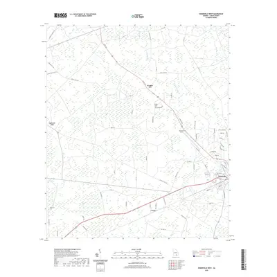2020 Map of Homerville West, 2020 Print