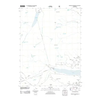 2011 Map of Homestake Reservoir, 2011 Print