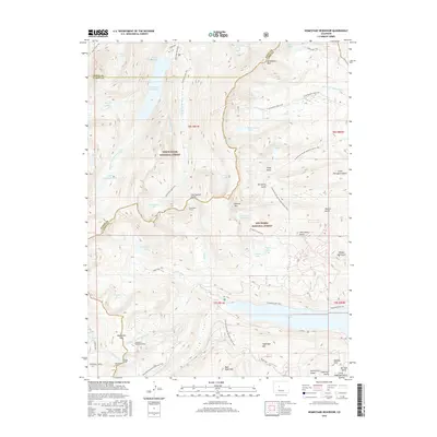 2016 Map of Homestake Reservoir, 2016 Print