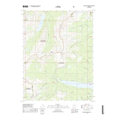 2019 Map of Homestake Reservoir, 2019 Print