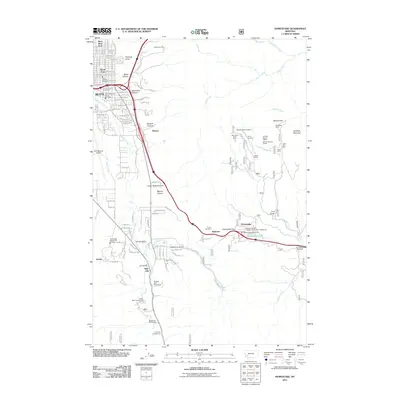 2011 Map of Homestake, 2011 Print