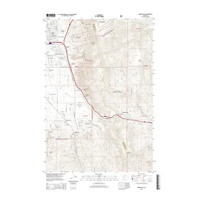 2014 Map of Homestake, 2014 Print