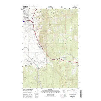 2017 Map of Homestake, 2017 Print