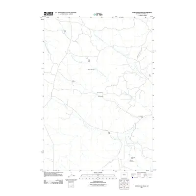 2011 Map of Homestead Draw, 2011 Print