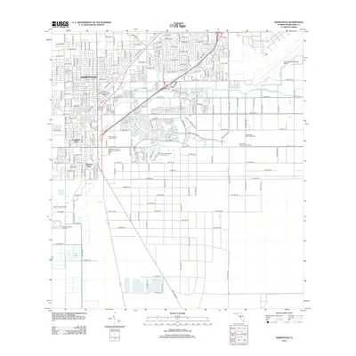 2012 Map of Homestead, 2012 Print