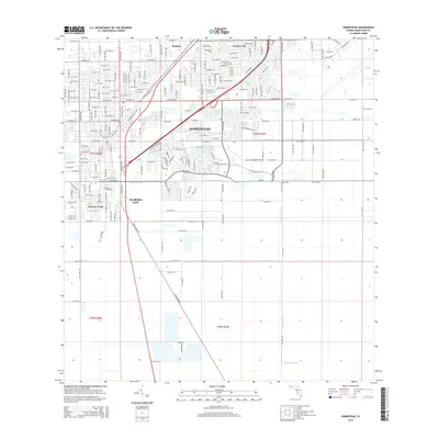 2015 Map of Homestead, 2015 Print