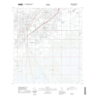 2021 Map of Homestead, 2021 Print