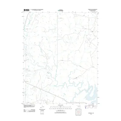 2012 Map of Hominy NE, 2012 Print