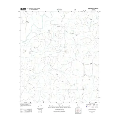 2012 Map of Homochitto, 2012 Print