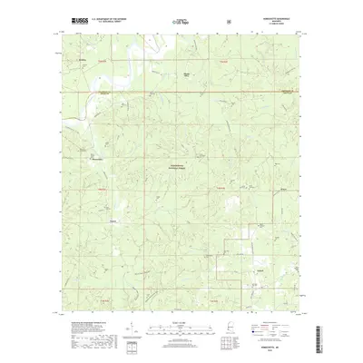 2018 Map of Homochitto, 2018 Print