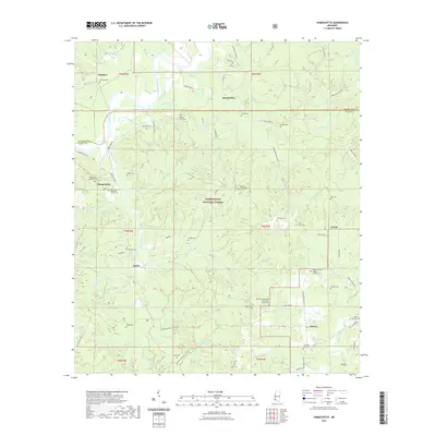 2021 Map of Homochitto, 2021 Print