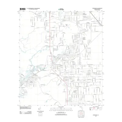 2012 Map of Homosassa, 2012 Print