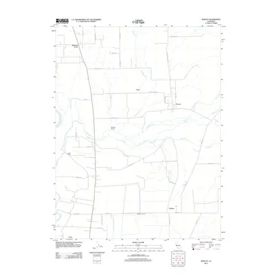 2012 Map of Honcut, 2012 Print