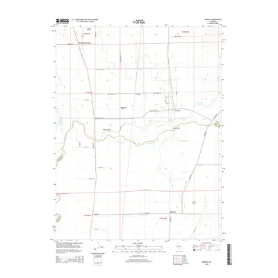2015 Map of Honcut, 2015 Print