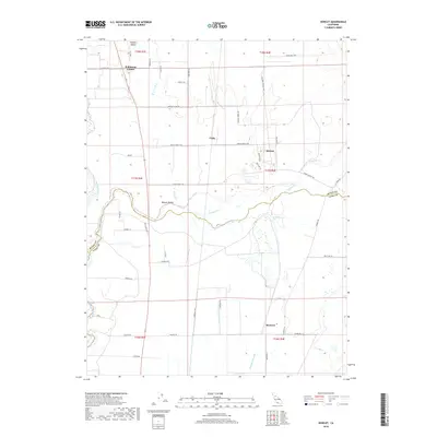 2018 Map of Honcut, 2018 Print