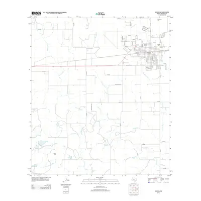 2012 Map of Hondo, 2012 Print