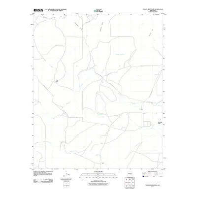 2010 Map of Hondo Reservoir, 2010 Print