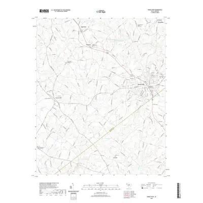 2020 Map of Honea Path, 2020 Print