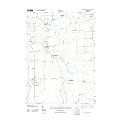 2013 Map of Honeoye Falls, 2013 Print