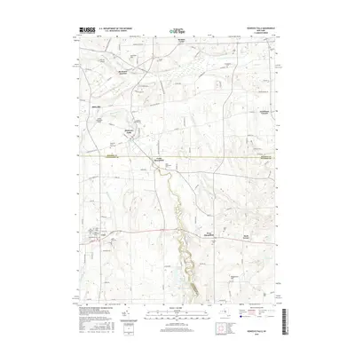 2016 Map of Honeoye Falls, 2016 Print
