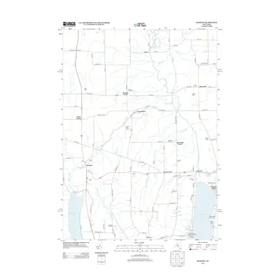 2013 Map of Honeoye, 2013 Print