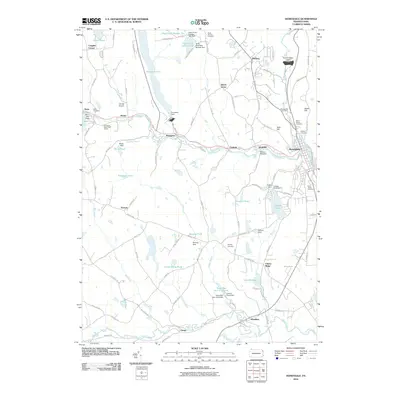 2010 Map of Honesdale, 2010 Print