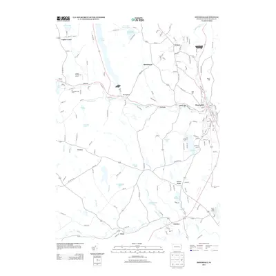 2013 Map of Honesdale, 2013 Print