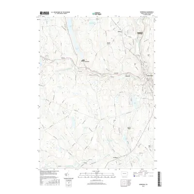 2016 Map of Honesdale, 2016 Print