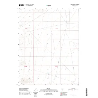 2018 Map of Honest John Well, 2018 Print