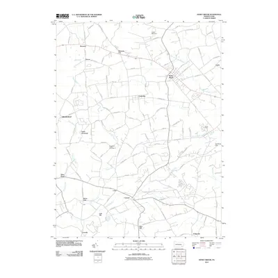2010 Map of Honey Brook, 2010 Print