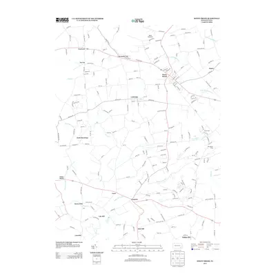 2013 Map of Honey Brook, 2013 Print