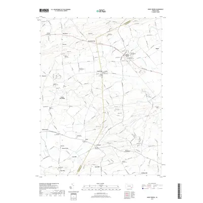 2019 Map of Honey Brook, 2019 Print