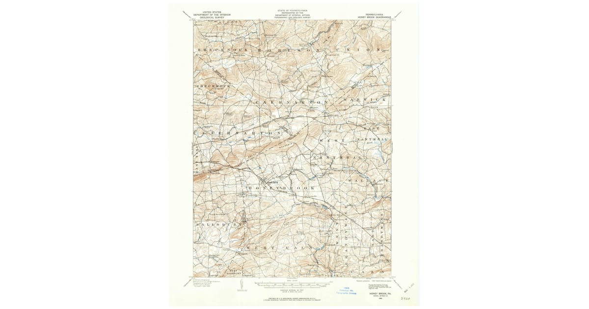 1900 1909 Maps of Elverson PA - Honey Brook Chester County Pa Usgs Topo 1905 P1962 Og 1200x630 