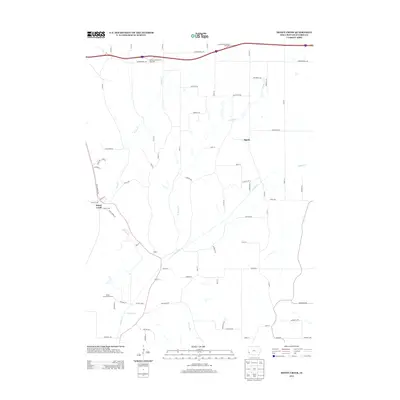 2013 Map of Honey Creek, 2013 Print