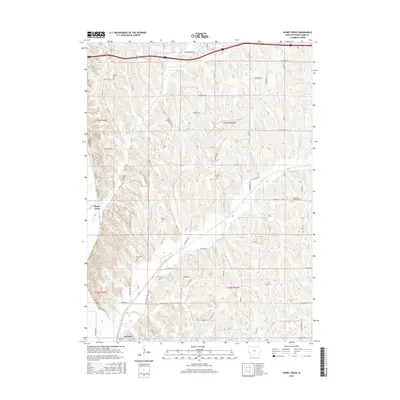 2015 Map of Honey Creek, 2015 Print