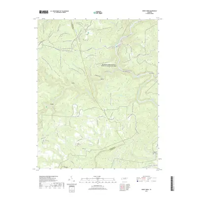 2019 Map of Honey Creek, 2019 Print