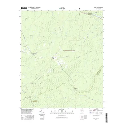 2017 Map of Honey Hill, 2017 Print