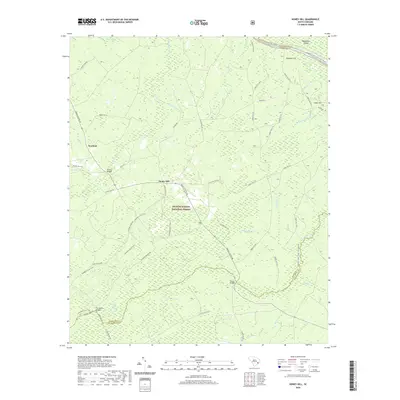 2020 Map of Honey Hill, 2020 Print