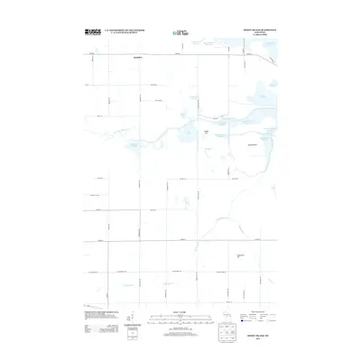 2013 Map of Honey Island, 2013 Print