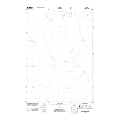 2011 Map of Honeymoon Lake, 2011 Print