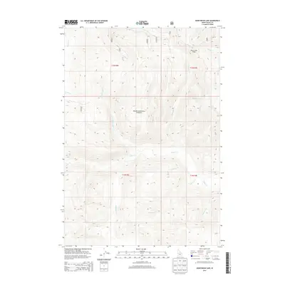 2013 Map of Honeymoon Lake, 2013 Print