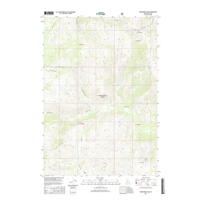 2017 Map of Honeymoon Lake, 2017 Print