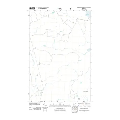 2011 Map of Honeymoon Mountain, 2011 Print