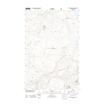 2013 Map of Honeymoon Mountain, 2013 Print