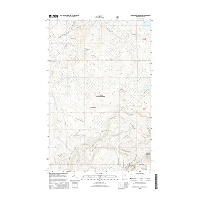 2016 Map of Honeymoon Mountain, 2016 Print