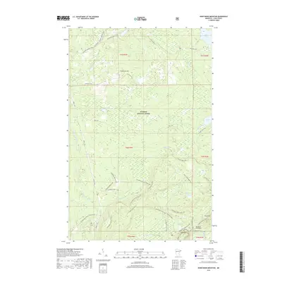 2019 Map of Honeymoon Mountain, 2019 Print