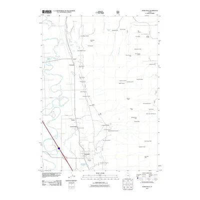 2011 Map of Honeyville, 2011 Print